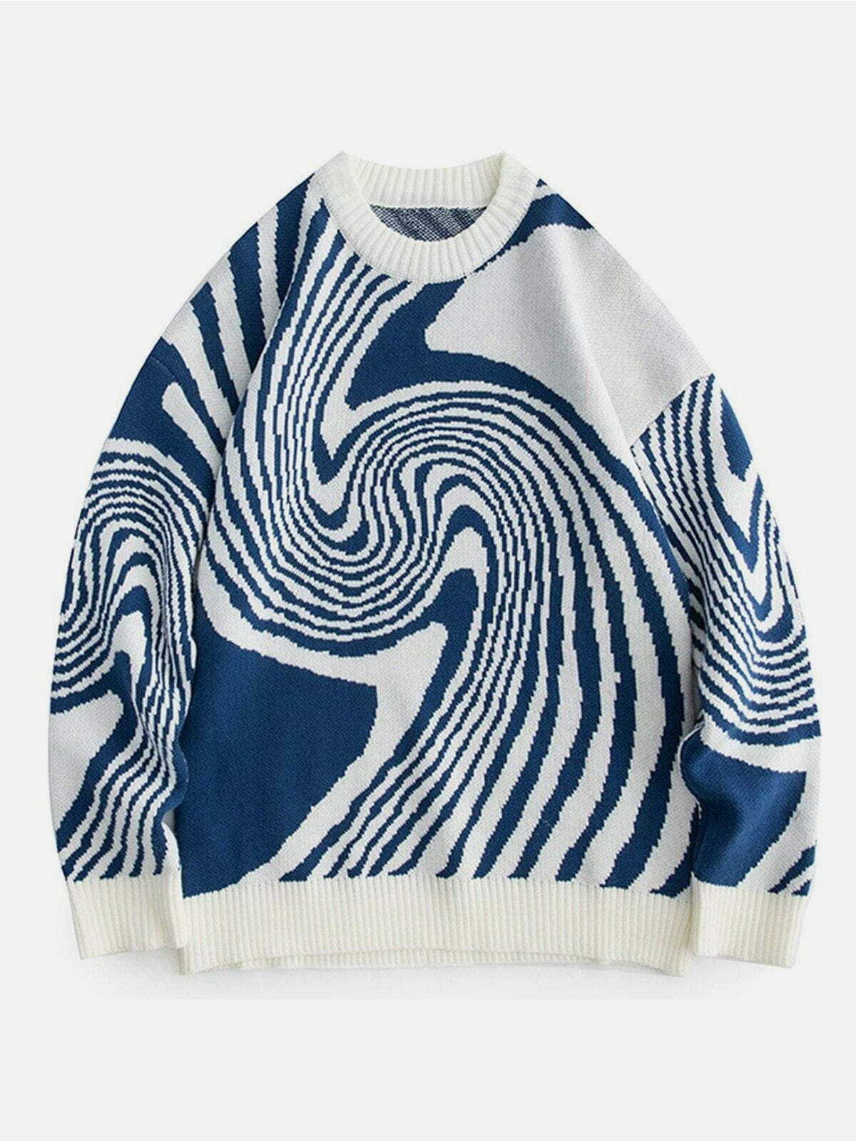 whirlpool knit sweater edgy y2k streetwear essential 1730