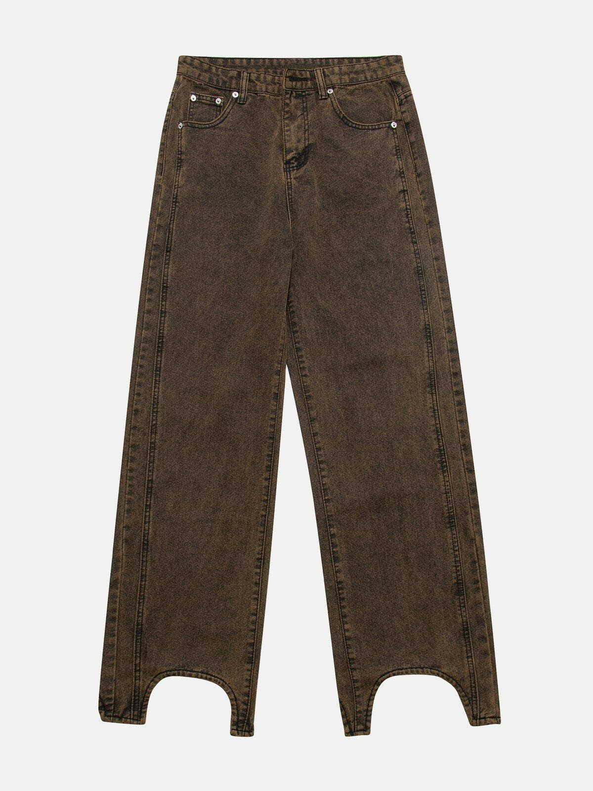 wide leg jeans retro & edgy streetwear 1301