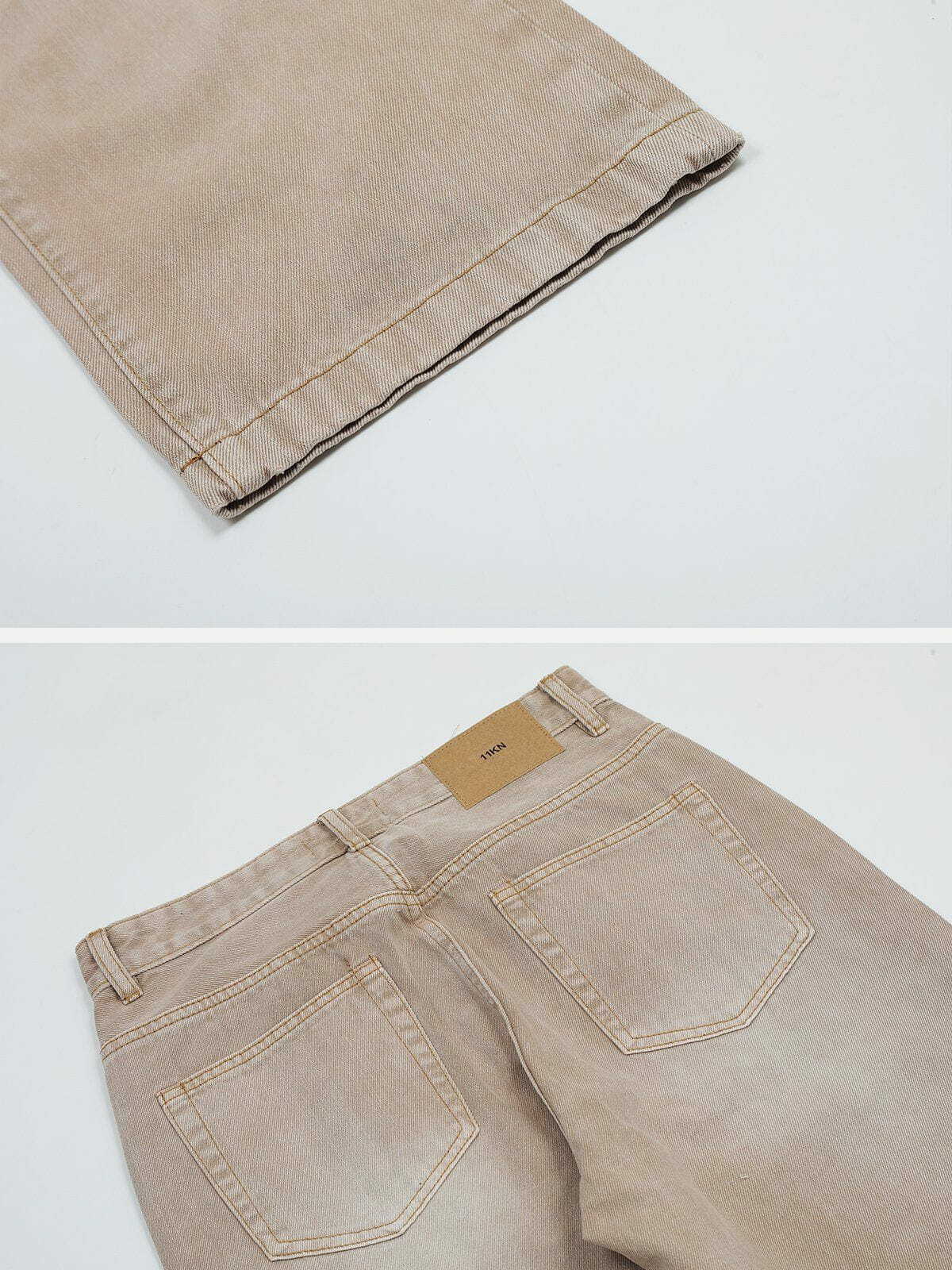 wrinkled washed jeans edgy & urban denim 3479