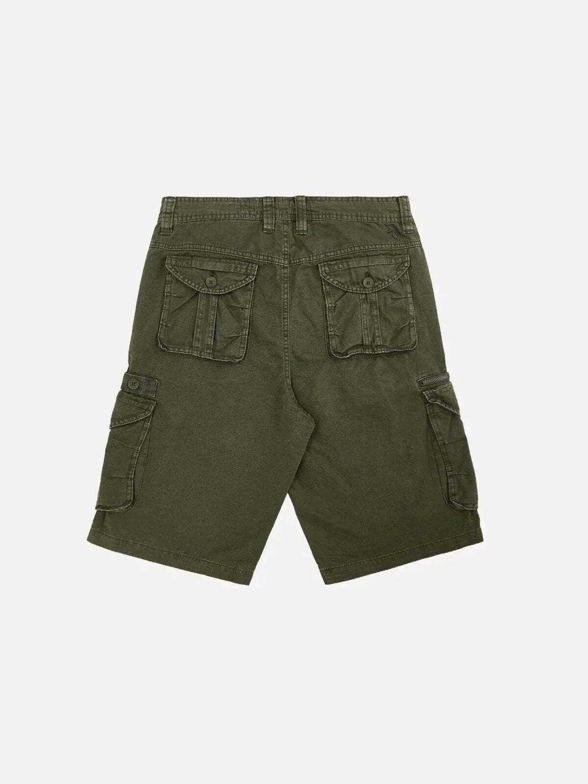 y2k denim cargo shorts multi pocket streetwear 1341