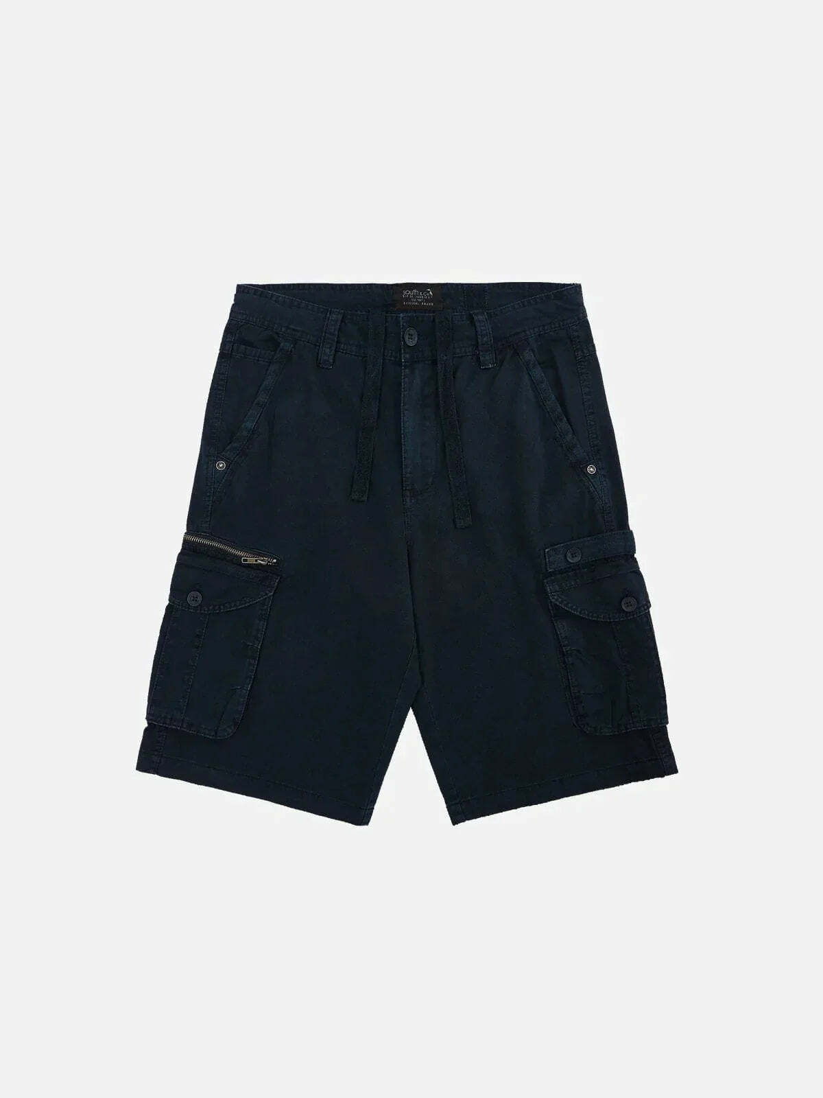 y2k denim cargo shorts multi pocket streetwear 5428