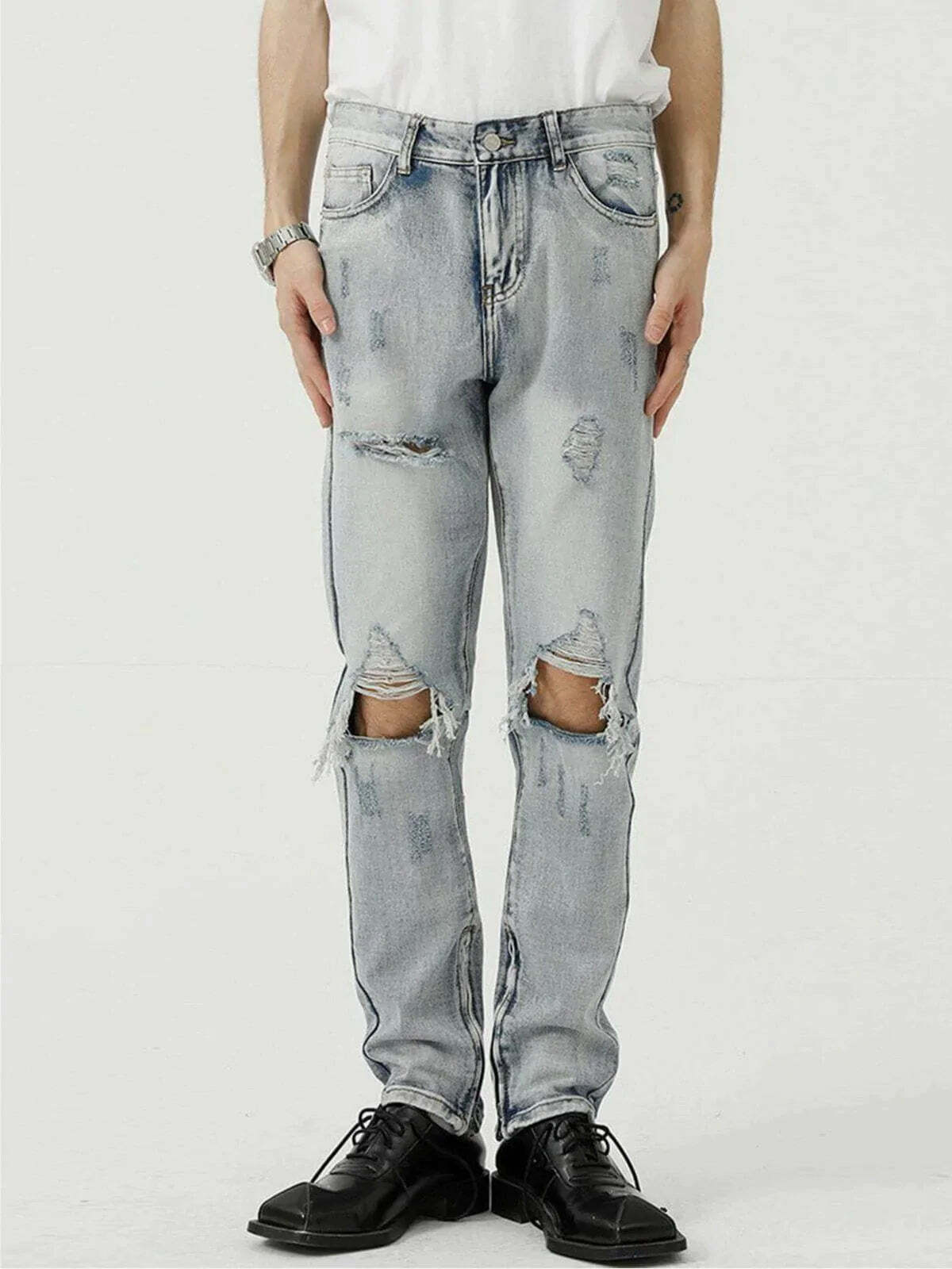 y2k denim jeans edgy streetwear essential 8035
