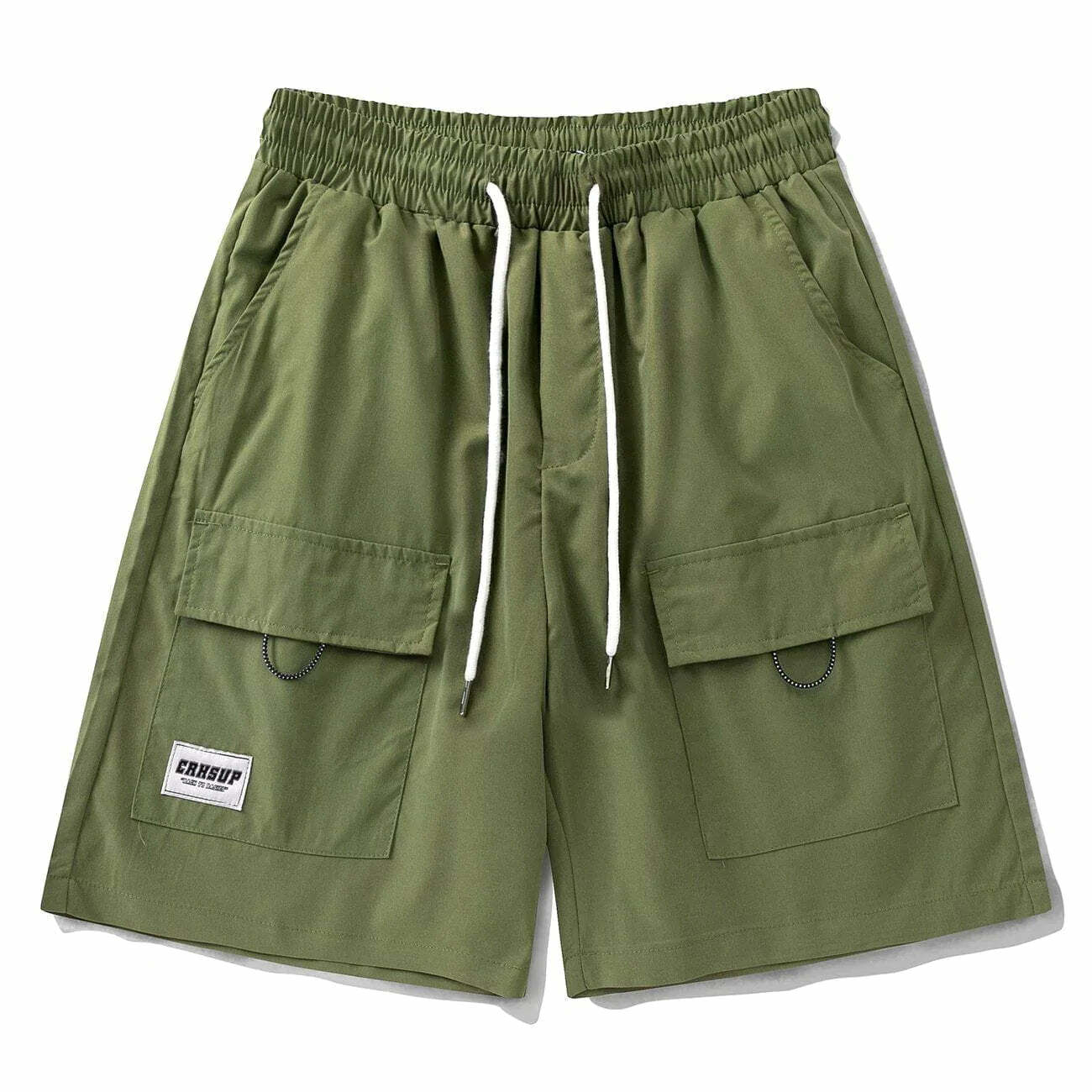 y2k drawstring pocket shorts urban & edgy streetwear 3924