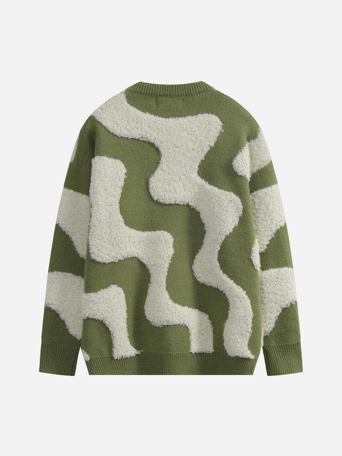 y2k flocking sweater edgy design & retro vibes 3585