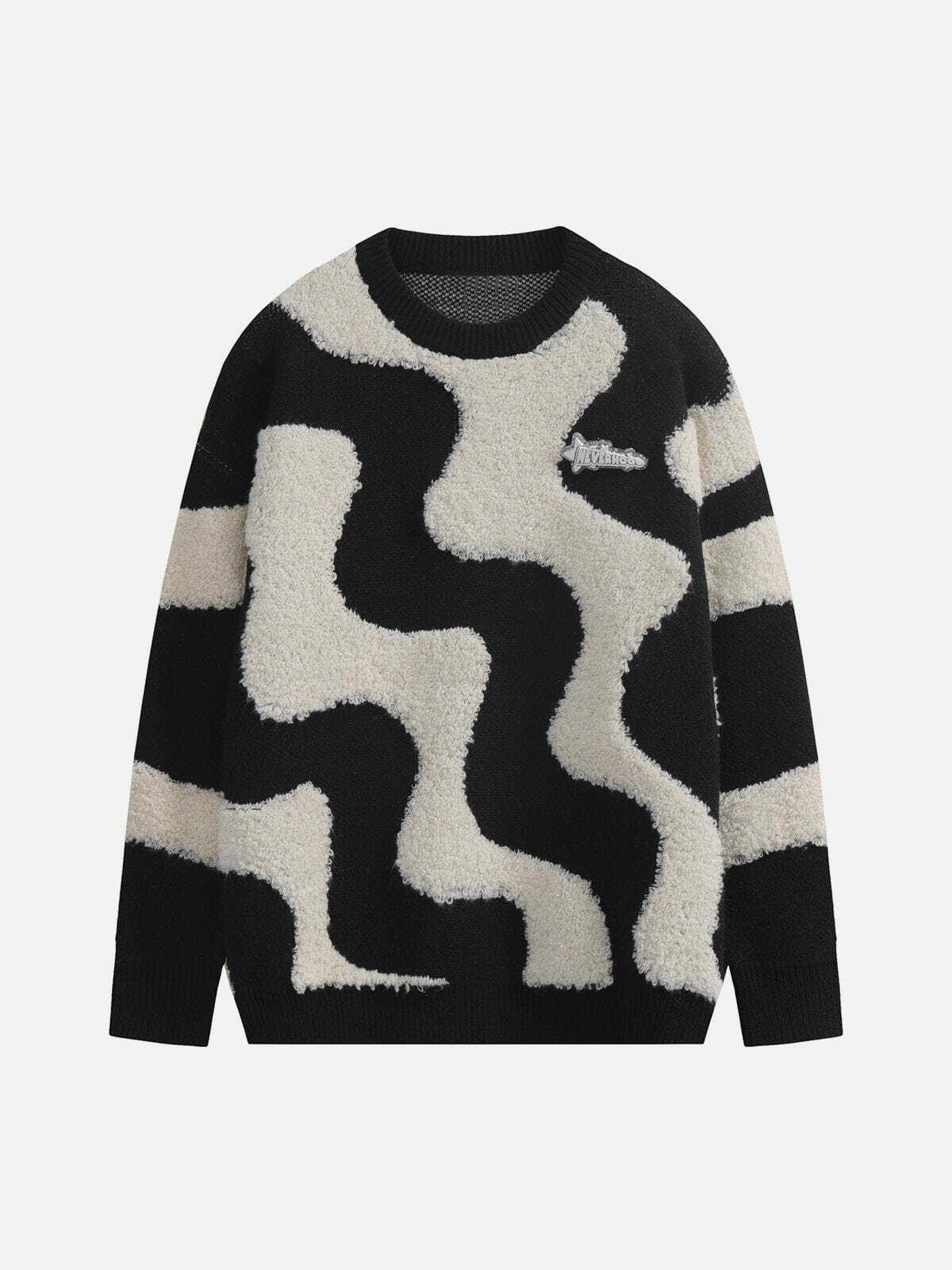 y2k flocking sweater edgy design & retro vibes 6144