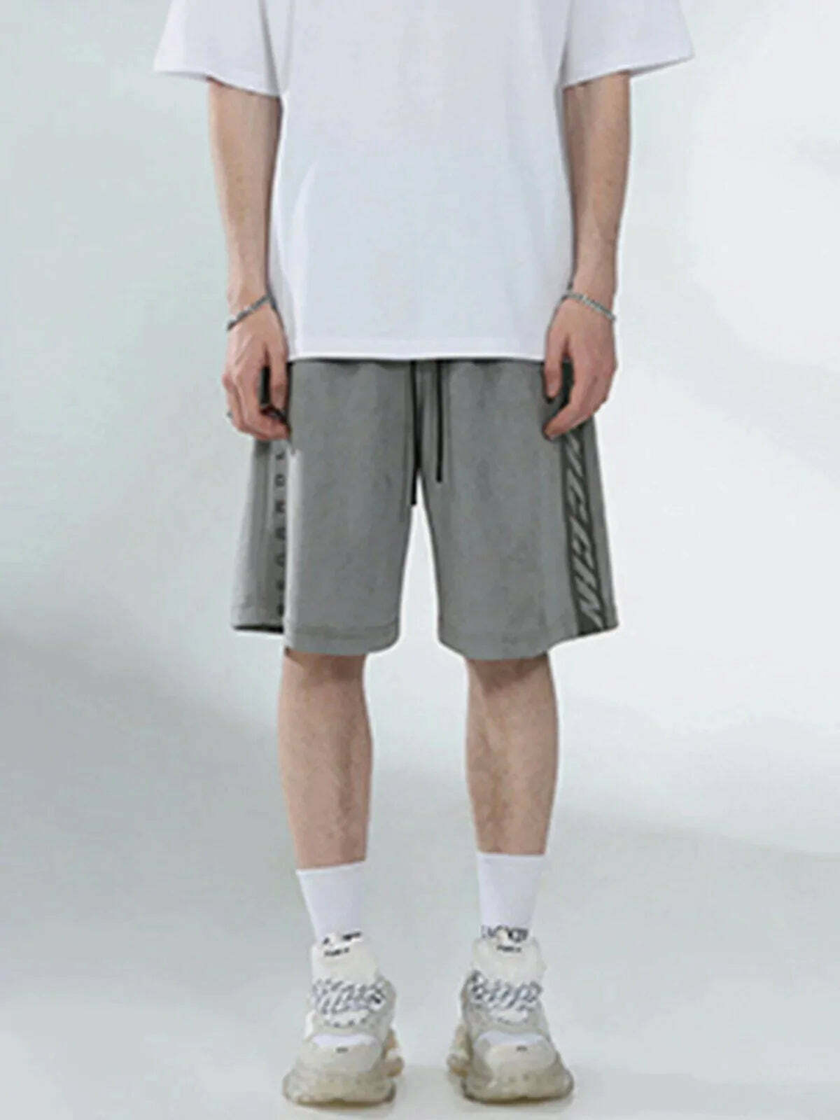 y2k print loose shorts retro & vibrant streetwear 4582