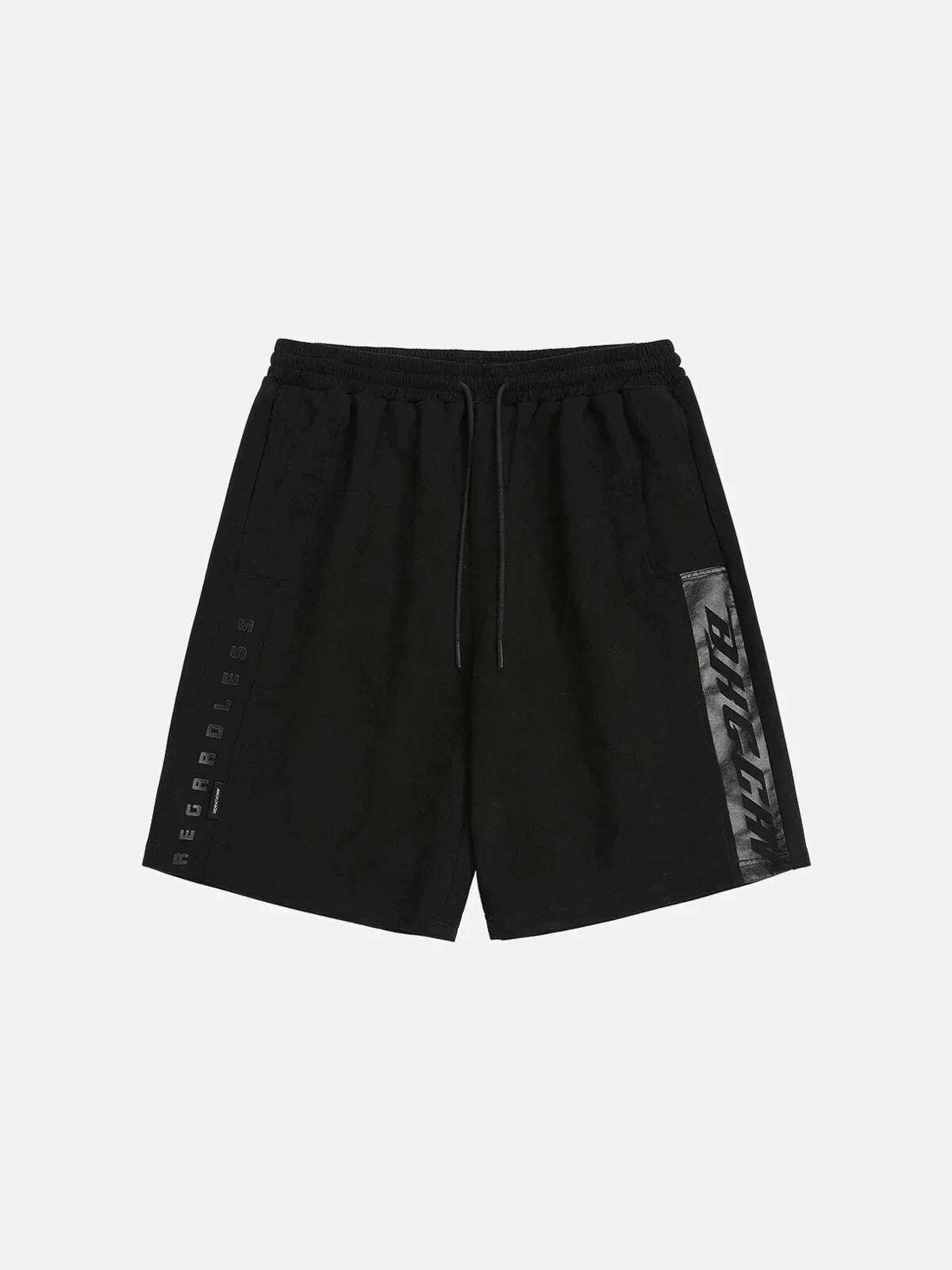 y2k print loose shorts retro & vibrant streetwear 5872