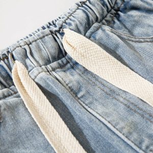 y2k printed heart jeans retro chic streetwear 5290