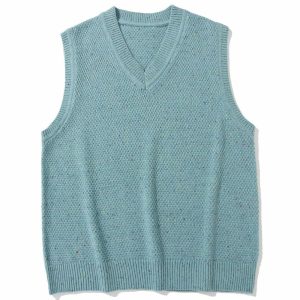 y2k vintage sweater vest edgy streetwear essential 3192