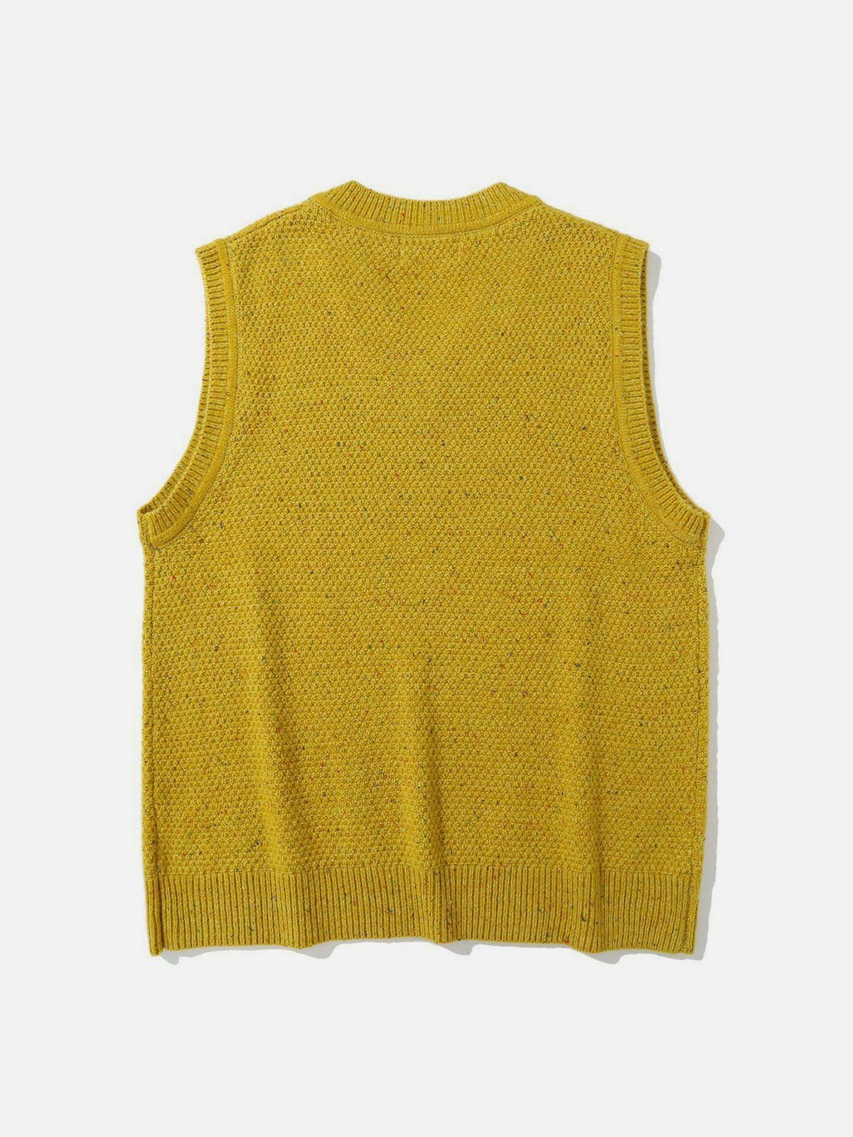 y2k vintage sweater vest edgy streetwear essential 5339