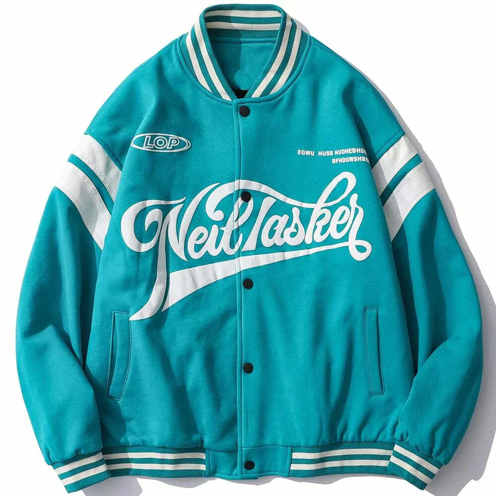 youthful baseball jacket edgy & dynamic streetwear 2997