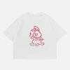youthful rabbit embroidery tee edgy  retro streetwear essential 5407