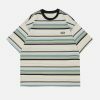 youthful striped tee edgy  retro youth streetwear shirt 2975