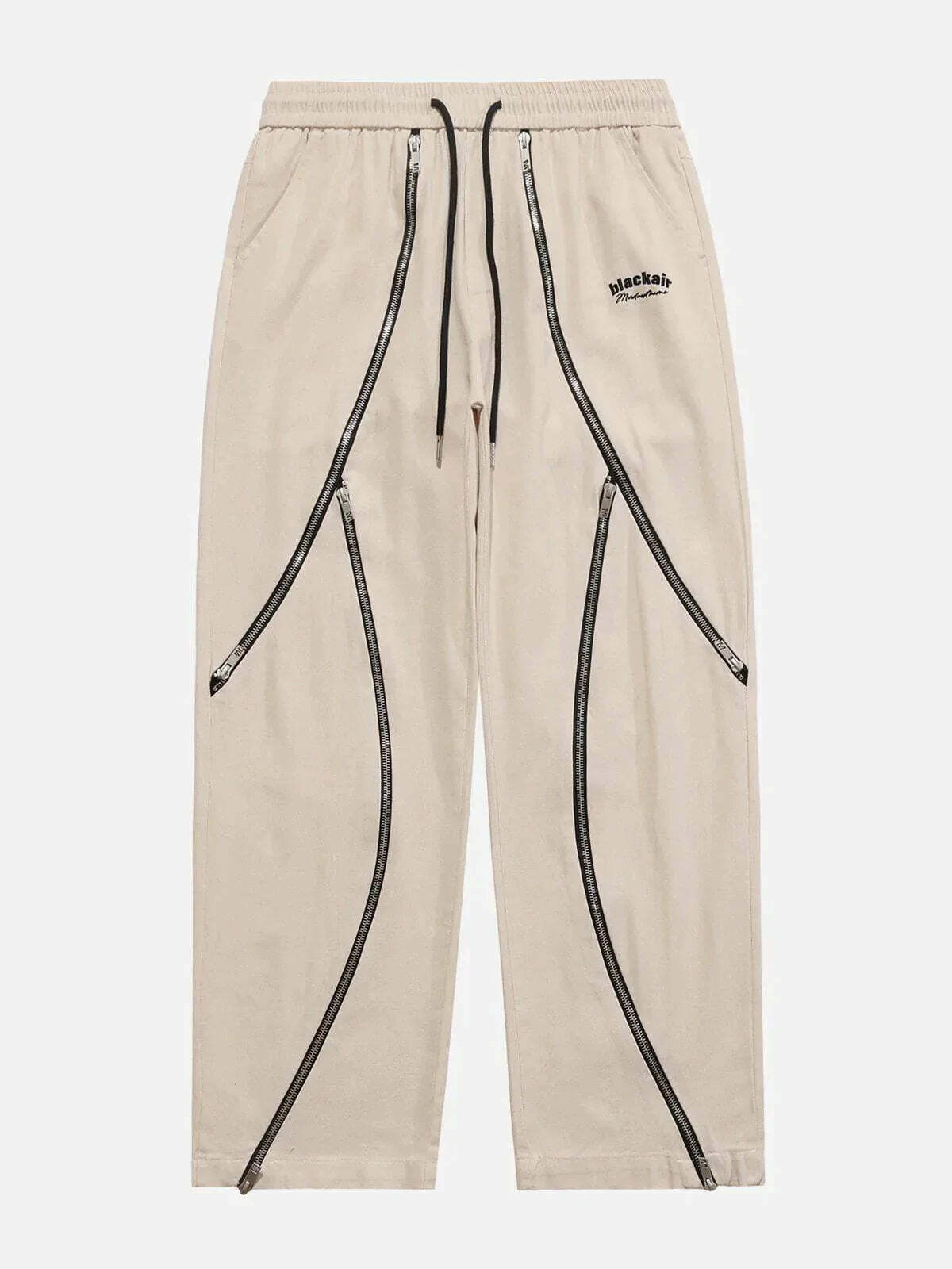 zipperembellished cargo pants edgy streetwear essential 1184