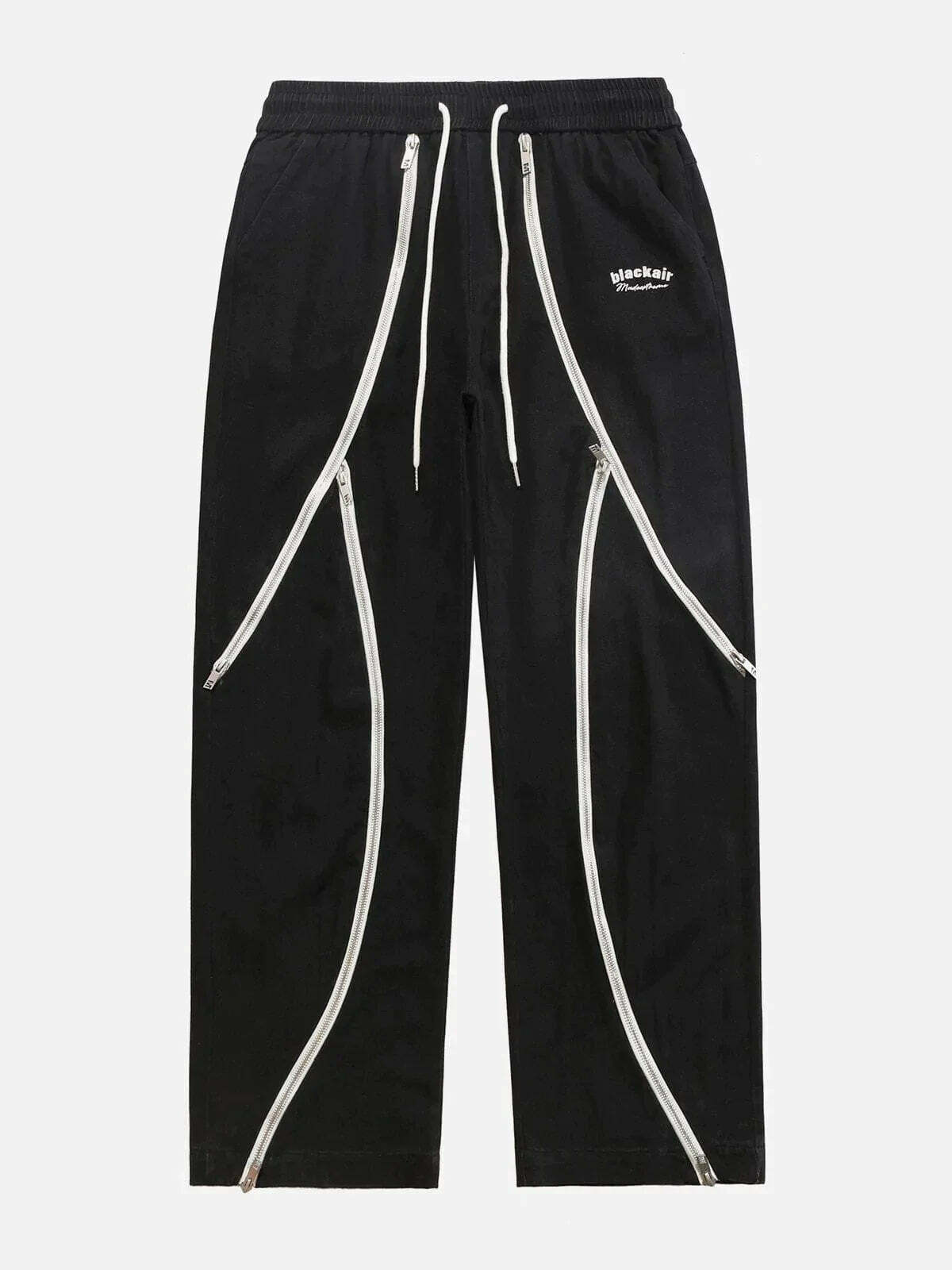 zipperembellished cargo pants edgy streetwear essential 4690