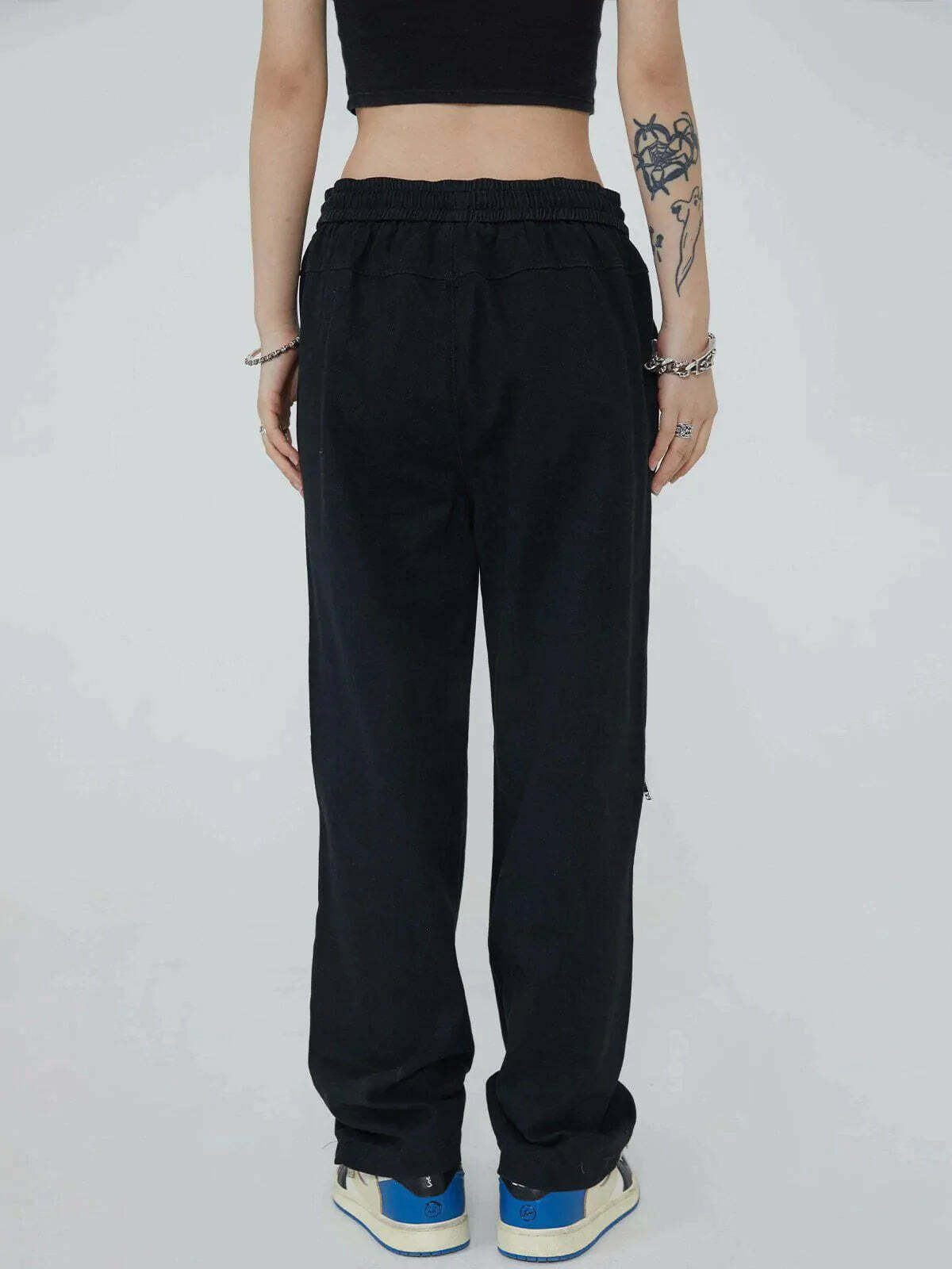 zipperembellished cargo pants edgy streetwear essential 5497