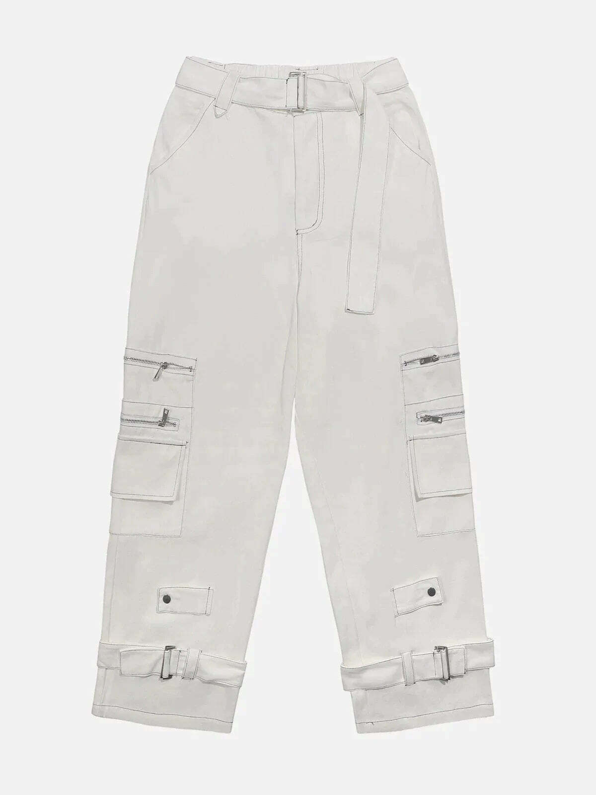 zipup cargo pants edgy streetwear essential 3620