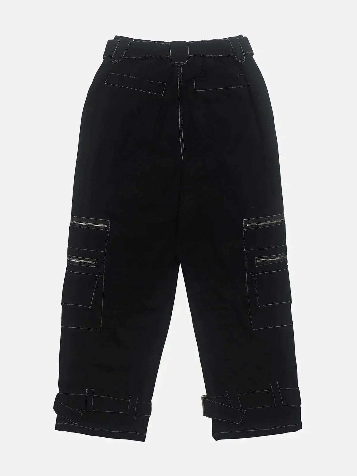 zipup cargo pants edgy streetwear essential 4448